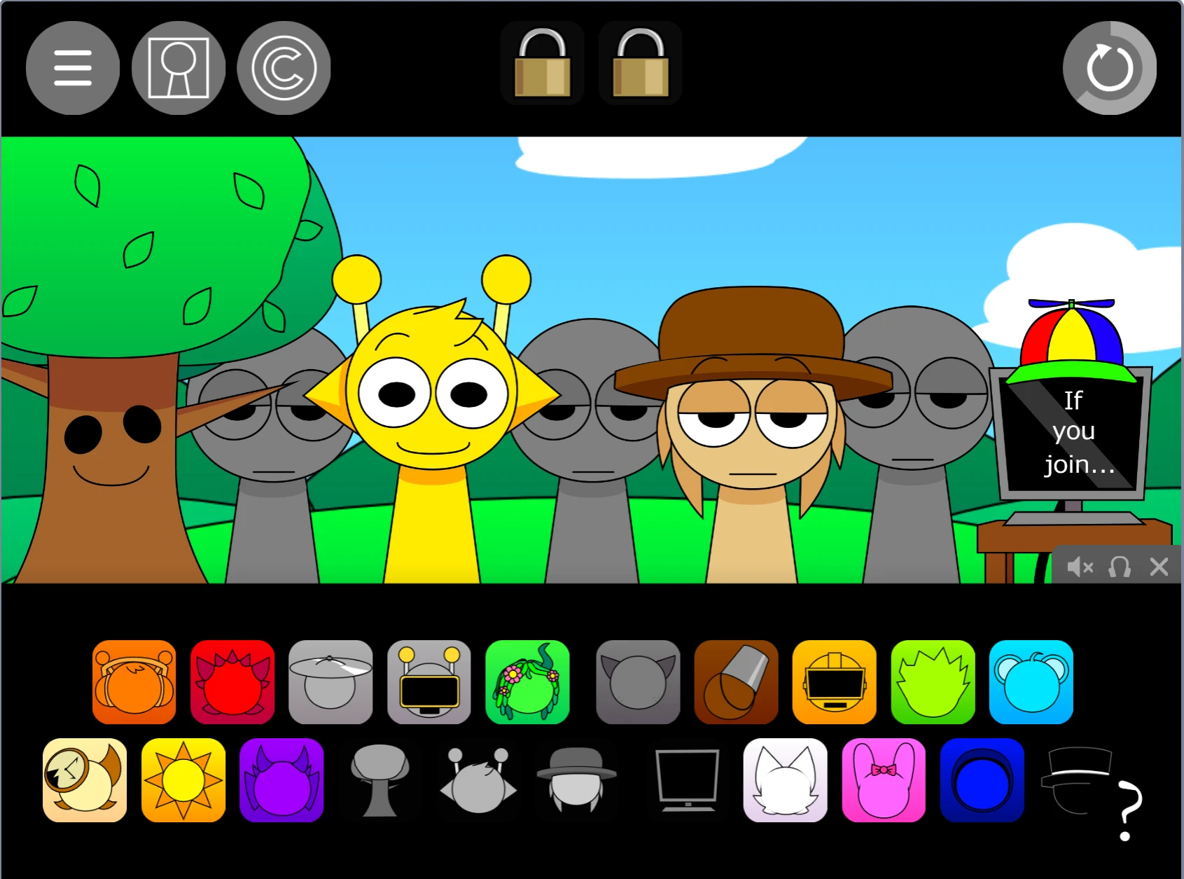 Unique character interactions in Sprunki Pyramixed 0.9 Remix