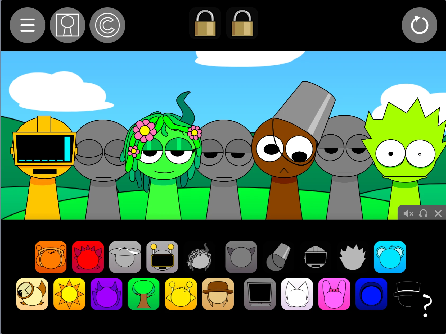 Advanced music composition in Sprunki Pyramixed 0.9 Remix