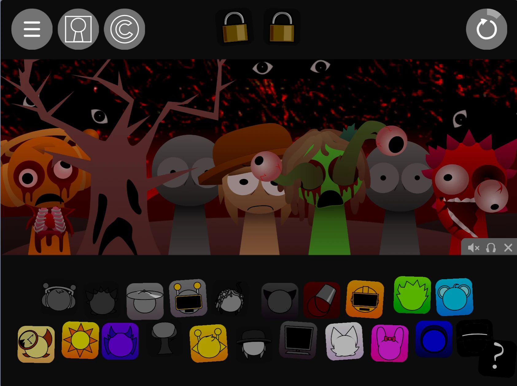 Sprunki Pyramixed 0.9 final music composition with custom characters