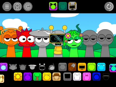 Sprunki Pyramixed 0.9 Temu Funbot Remix Music Creation Game