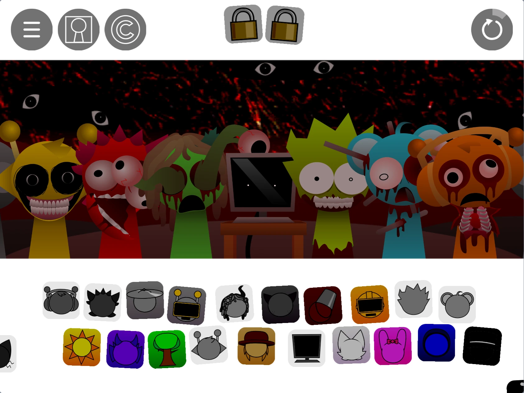 Sharing and saving musical creations in Sprunki Pyramixed