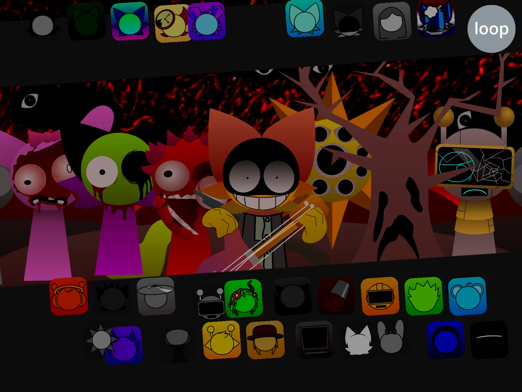 Complete animated Sprunki gameplay session