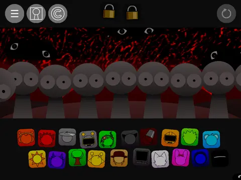 Sprunki Pyramixed 0.9 music rhythm game with enhanced features