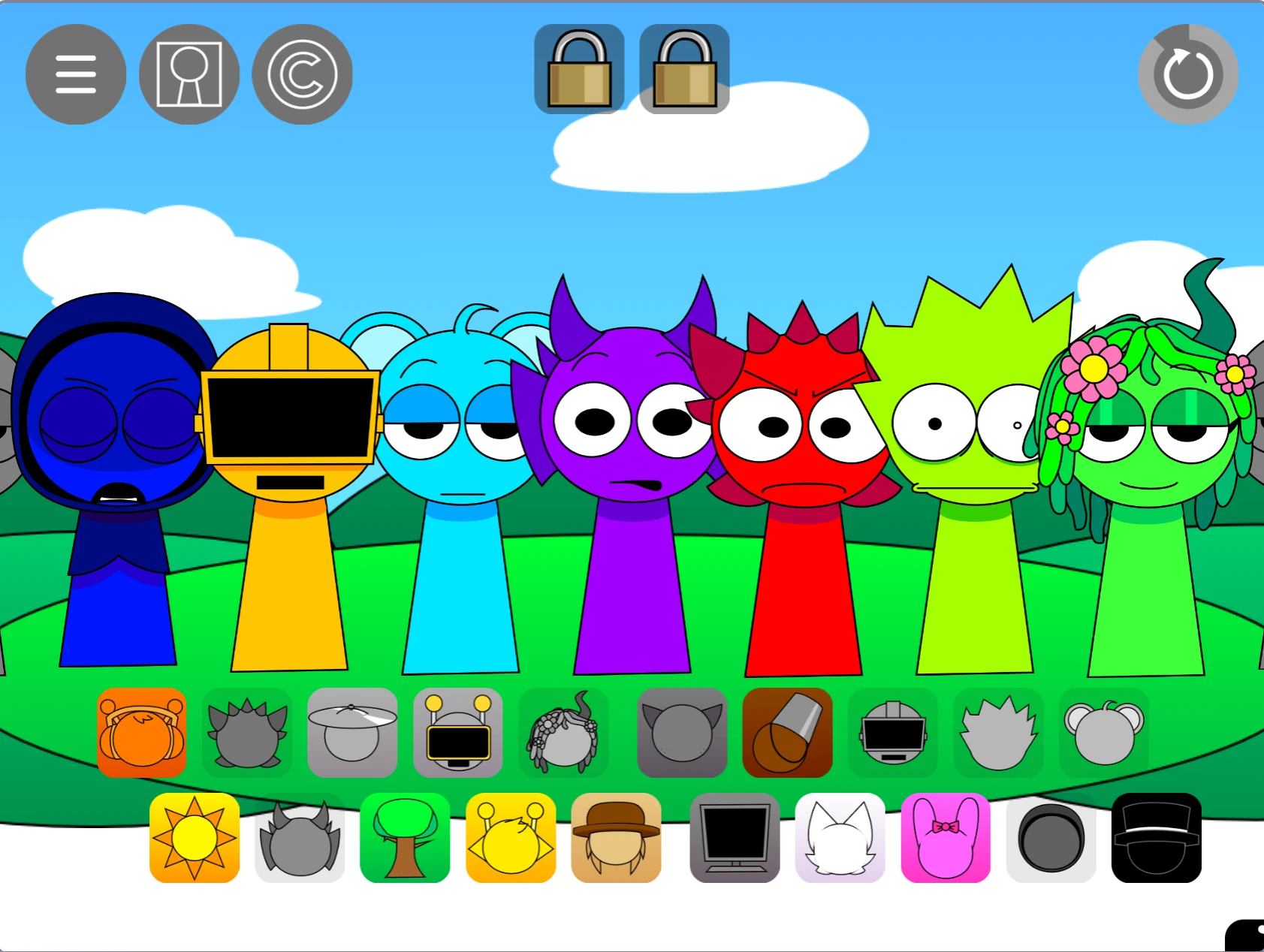 Sprunki Pyramixed 0.9 OC New gameplay screenshot 6