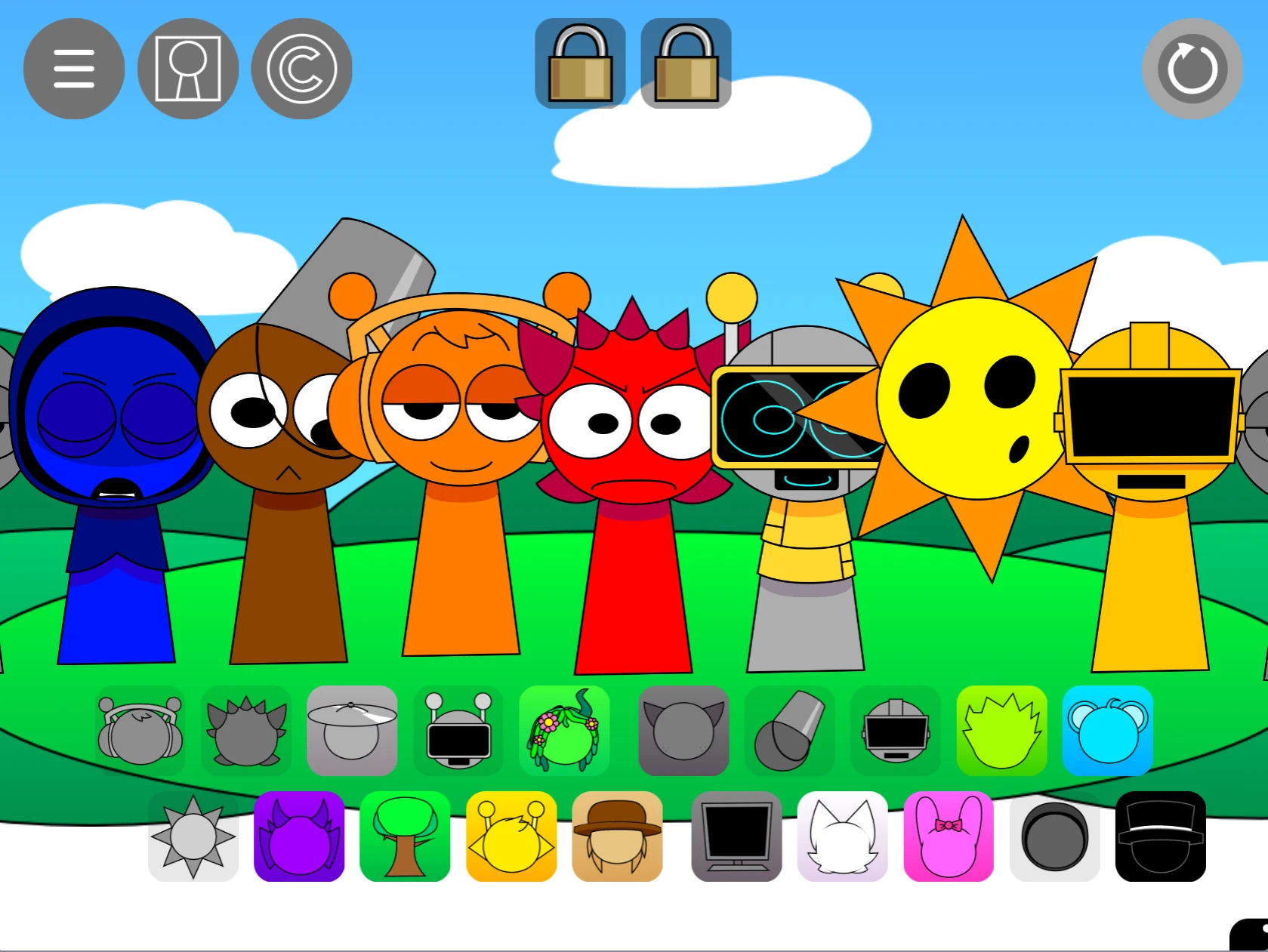 Sprunki Pyramixed 0.9 OC New gameplay screenshot 7