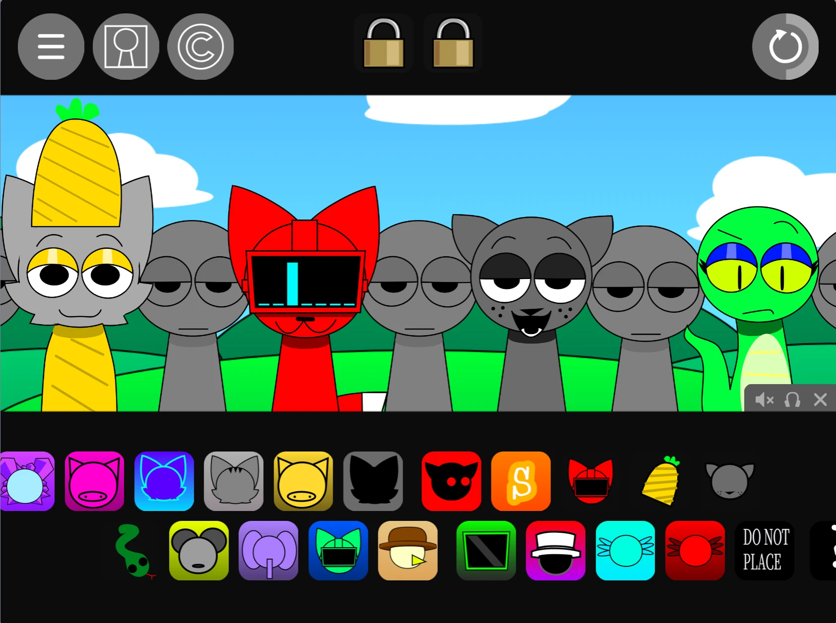 Sprunki Pyramixed 0.9 Piglet Playz sound layers