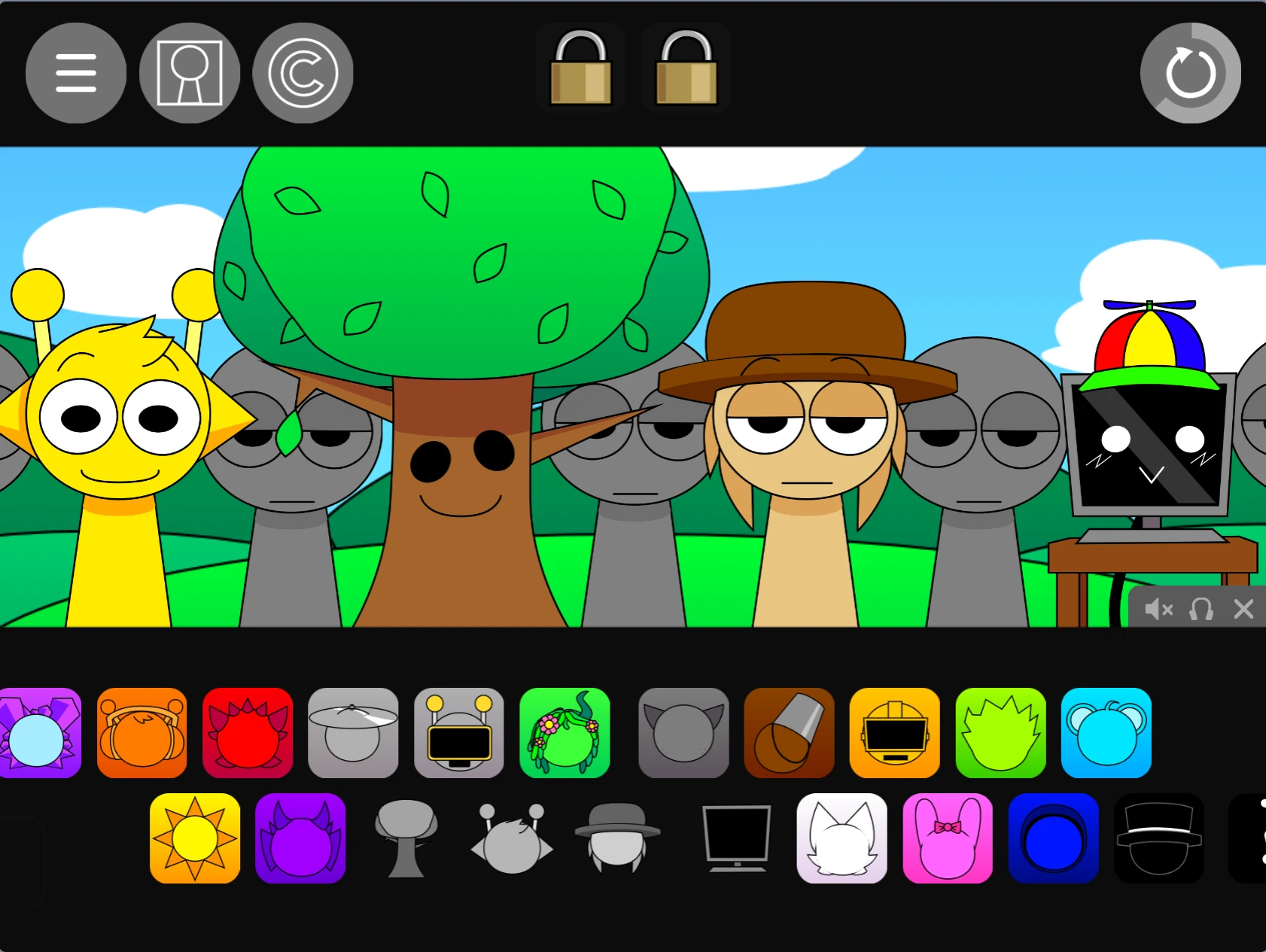 Sprunki Pyramixed 0.9 Reanimated XD enhanced visual effects showcase