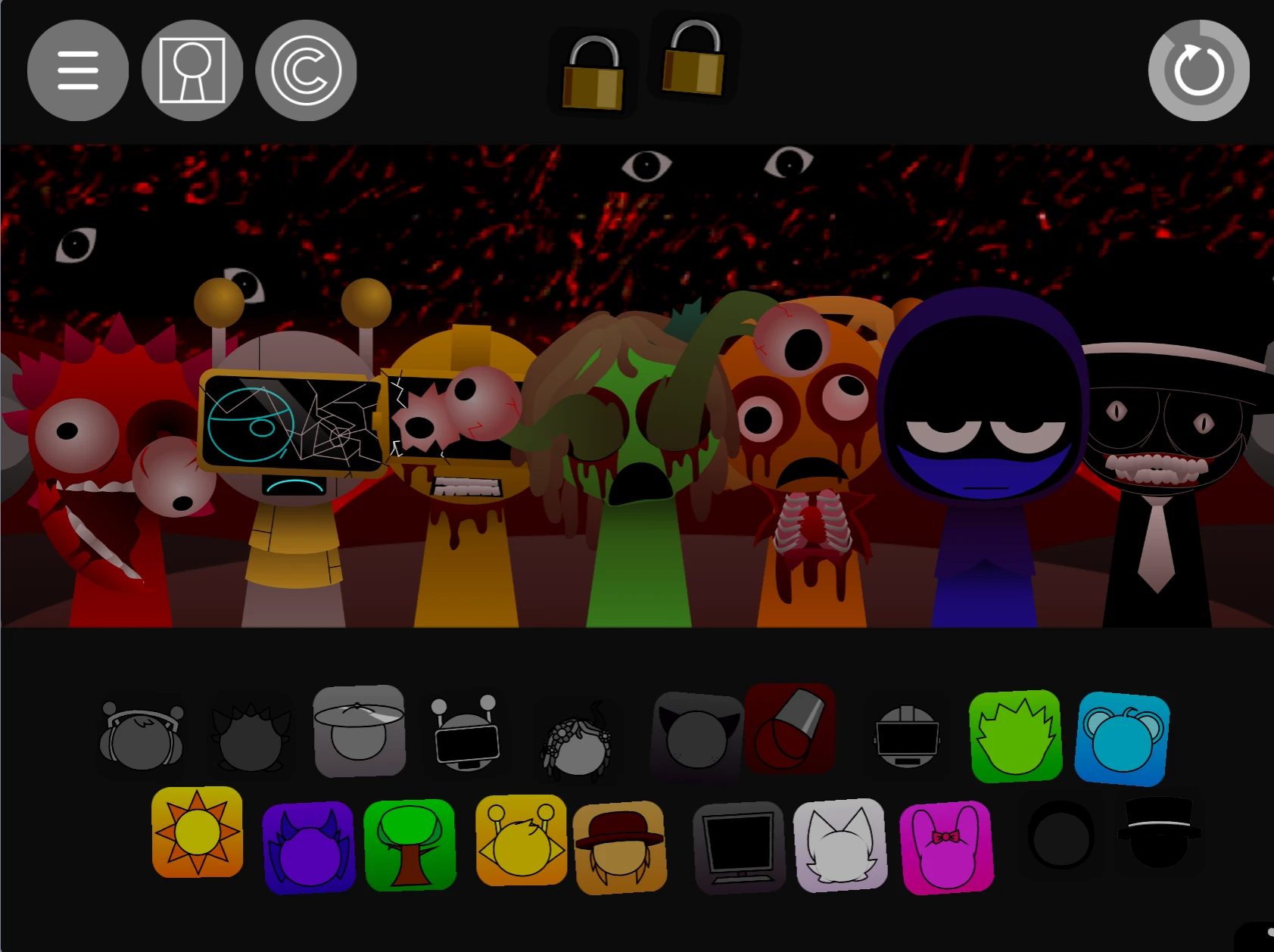 Beat mixing in Sprunki Pyramixed 0.9 Remix