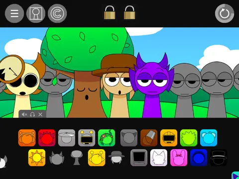 Sprunki Pyramixed 0.9 Remix enhanced music mixing rhythm game