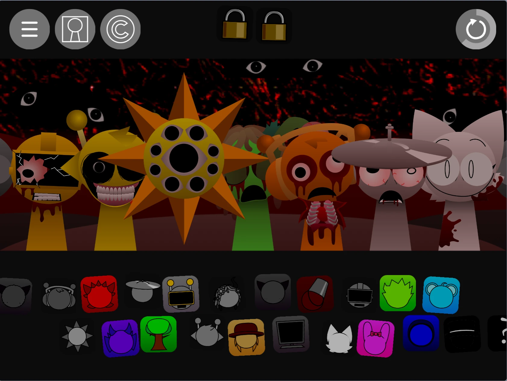 Complete music creation setup in Sprunki Temu Gray edition