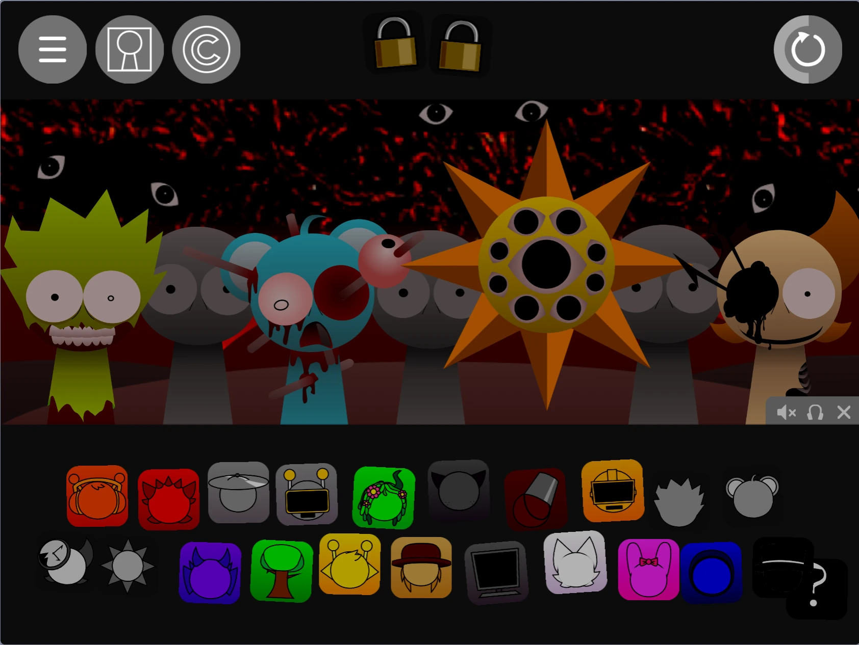 Sprunki Pyramixed 0.9 Update Port complex musical arrangements