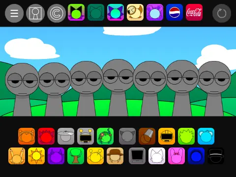 Sprunki Pyramixed Updete V2 Game Logo - New Characters and Sounds