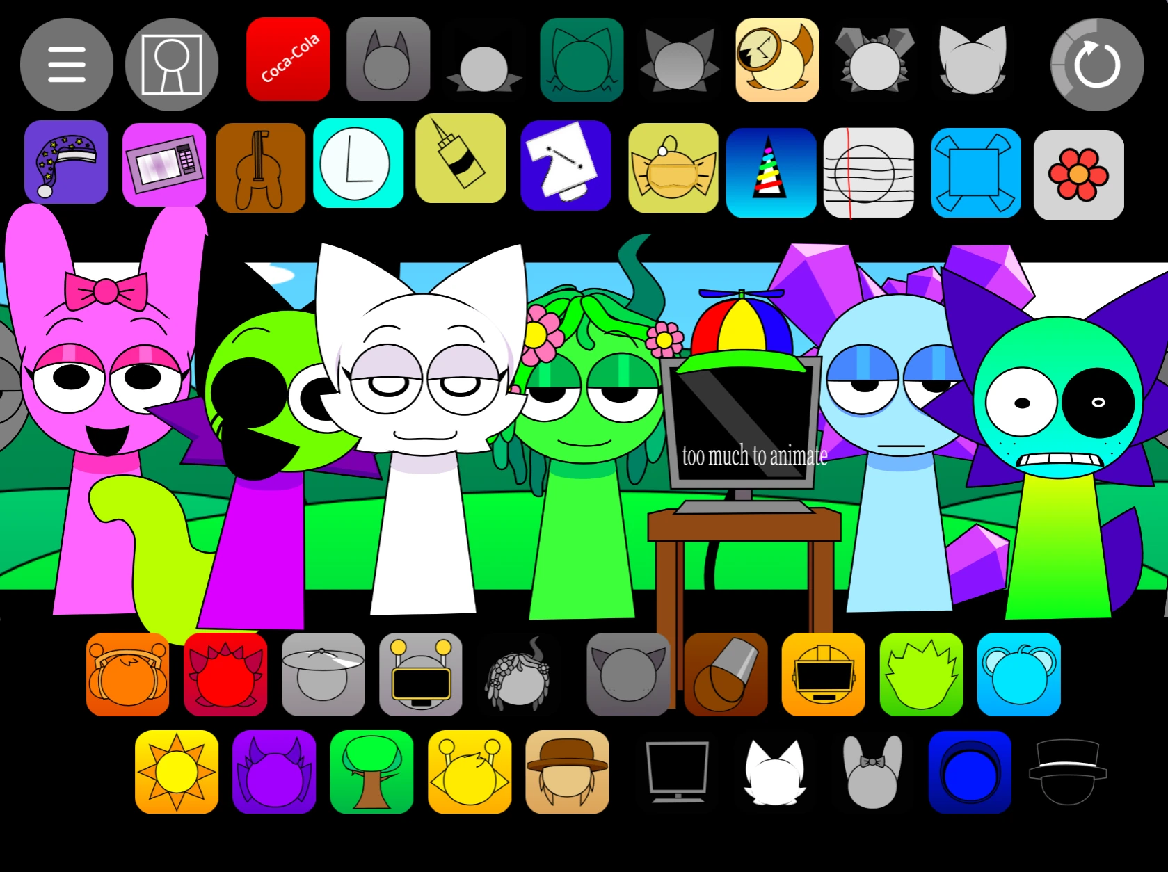 Sprunki Pyramixed 0.9 V2 final music composition