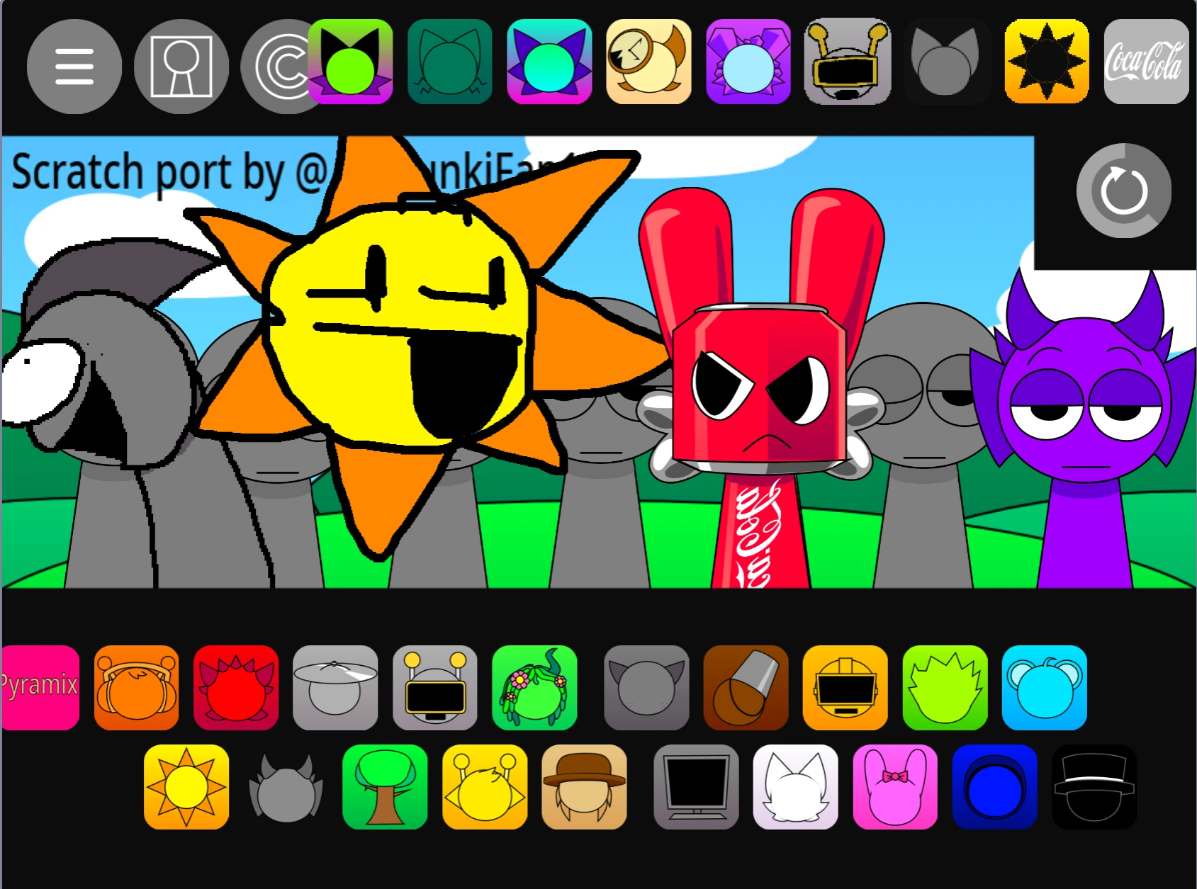 sprunki v3 gameplay with special effects visible