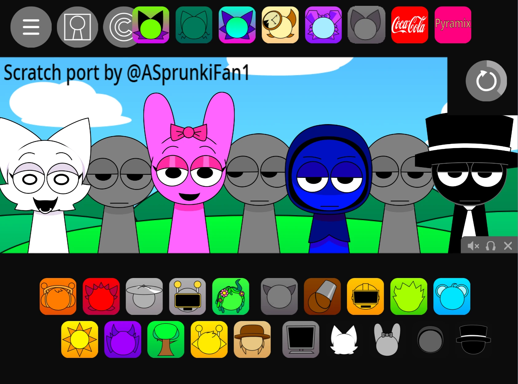 Sprunki Pyramixed 0.9 animation details