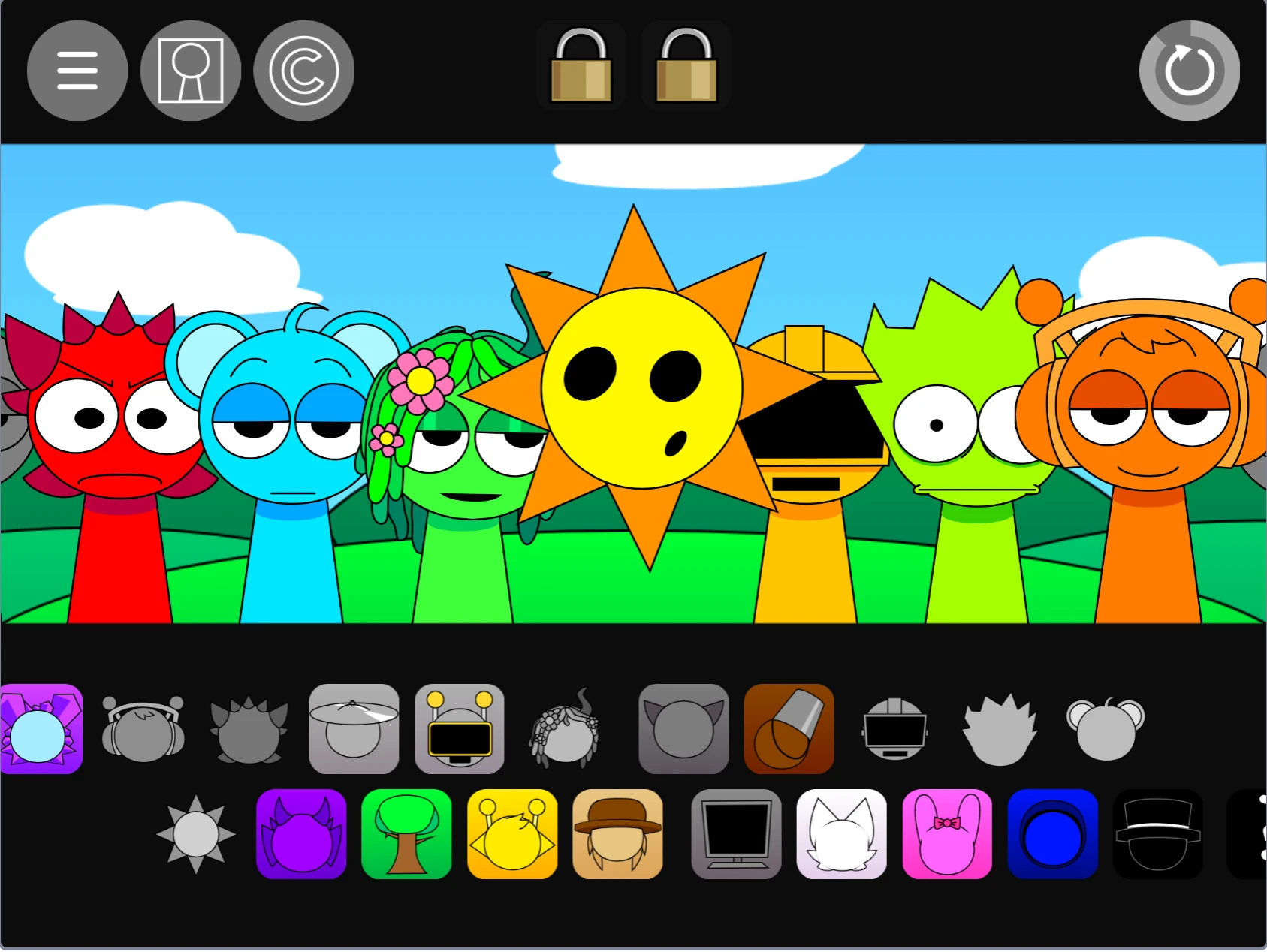 Advanced horror music creation tools in Sprunki Pyramixed