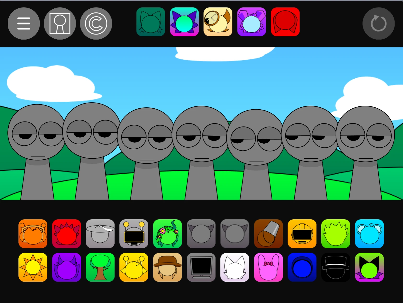 Sprunki Pyramixed 0.95 But Edited enhanced gameplay interface