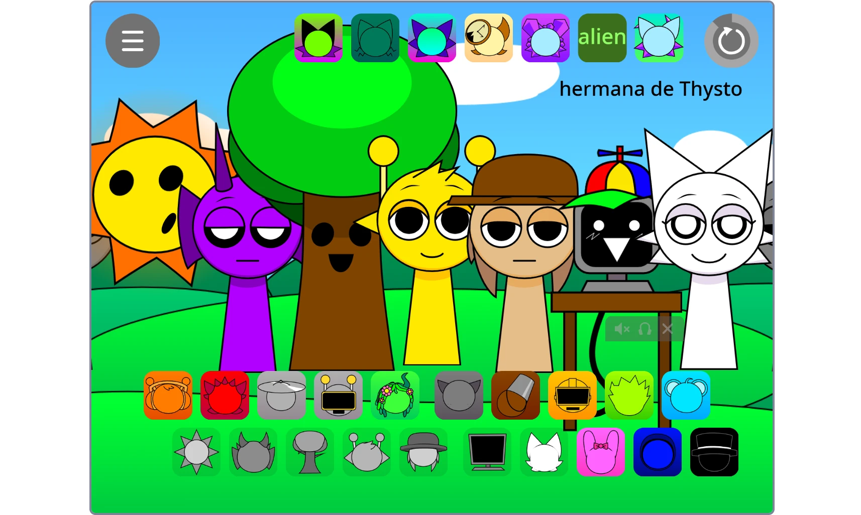 Sprunki Pyramixed Classic music mixing and composition