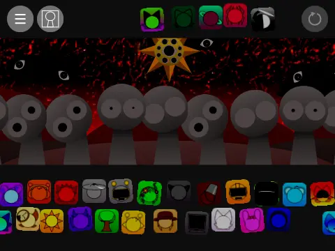 Sprunki Pyramixed Extra OCs music game logo