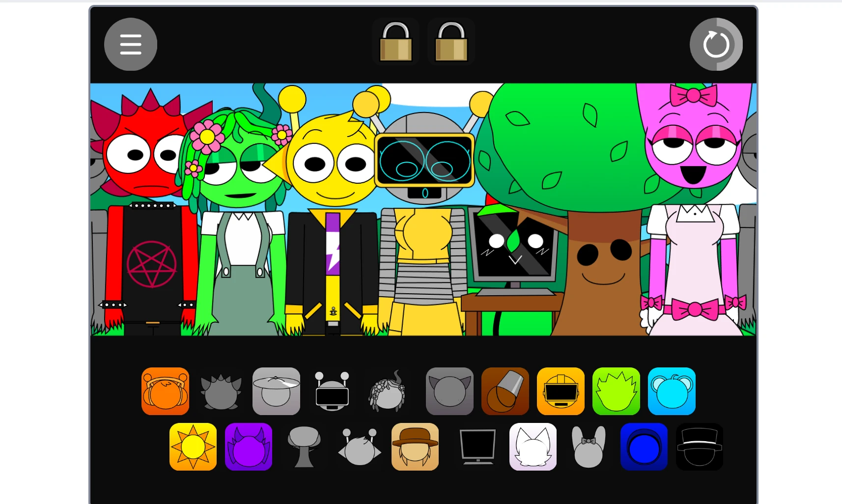 Sprunki Pyramixed Human Edition complete human band performance