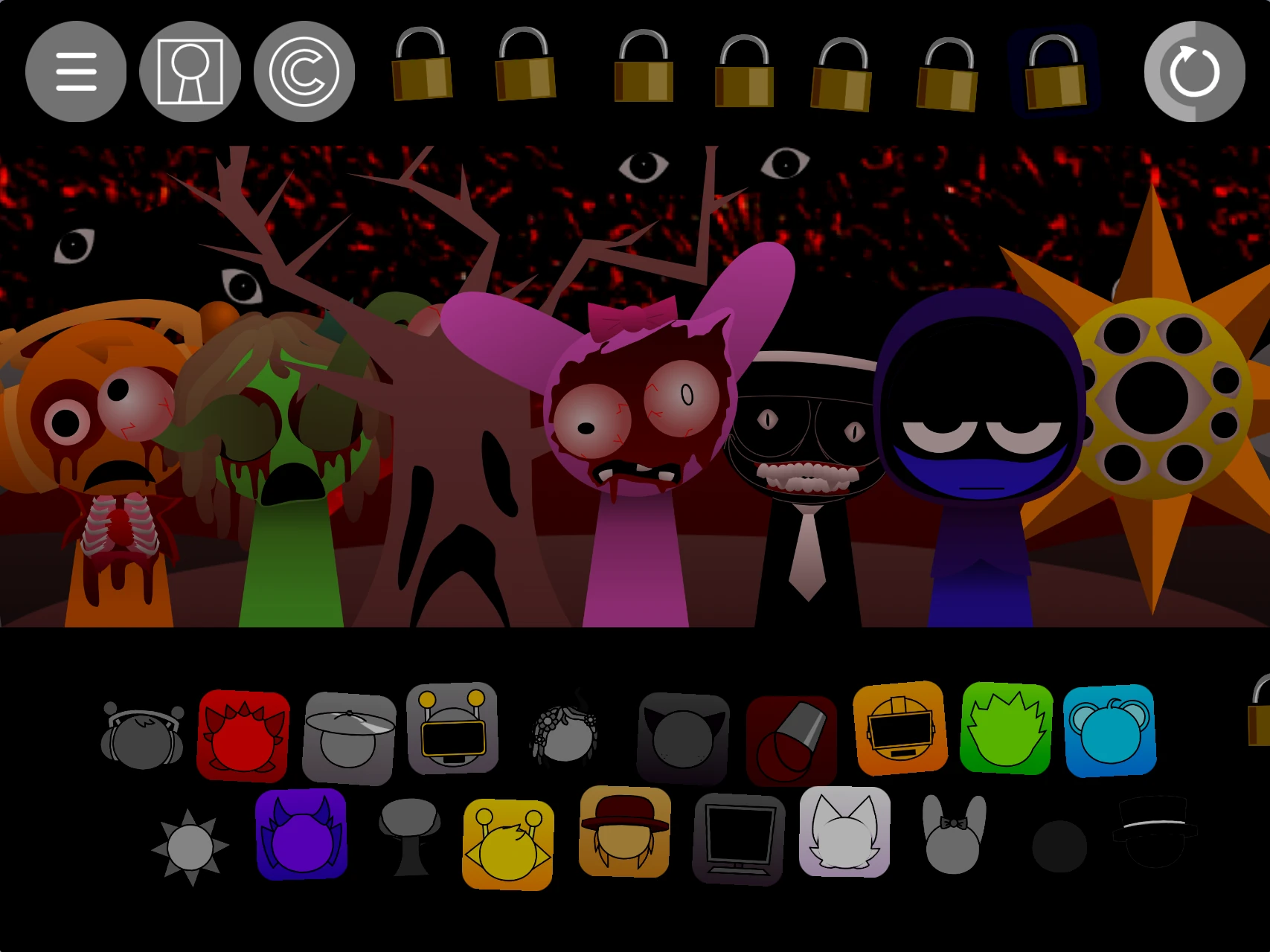 Detailed view of custom Sprunki OC animations