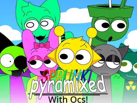 Sprunki Pyramixed with OCs music game character creator