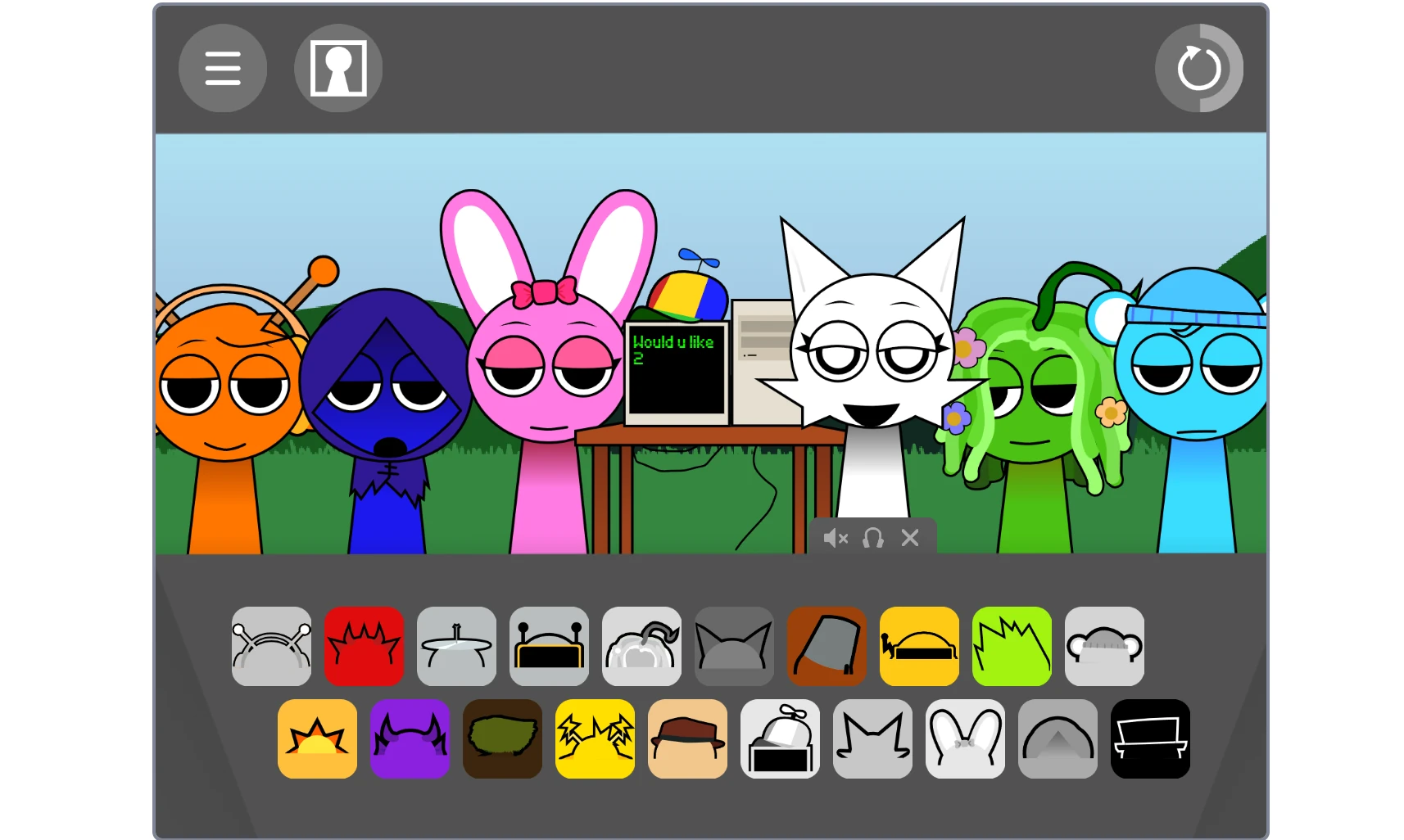 Completed sound mix in Sprunki Retake Phase 3