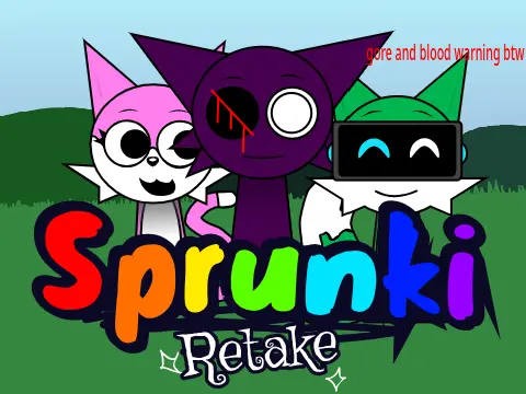 Sprunki Retake Scratch Port Remix music game character