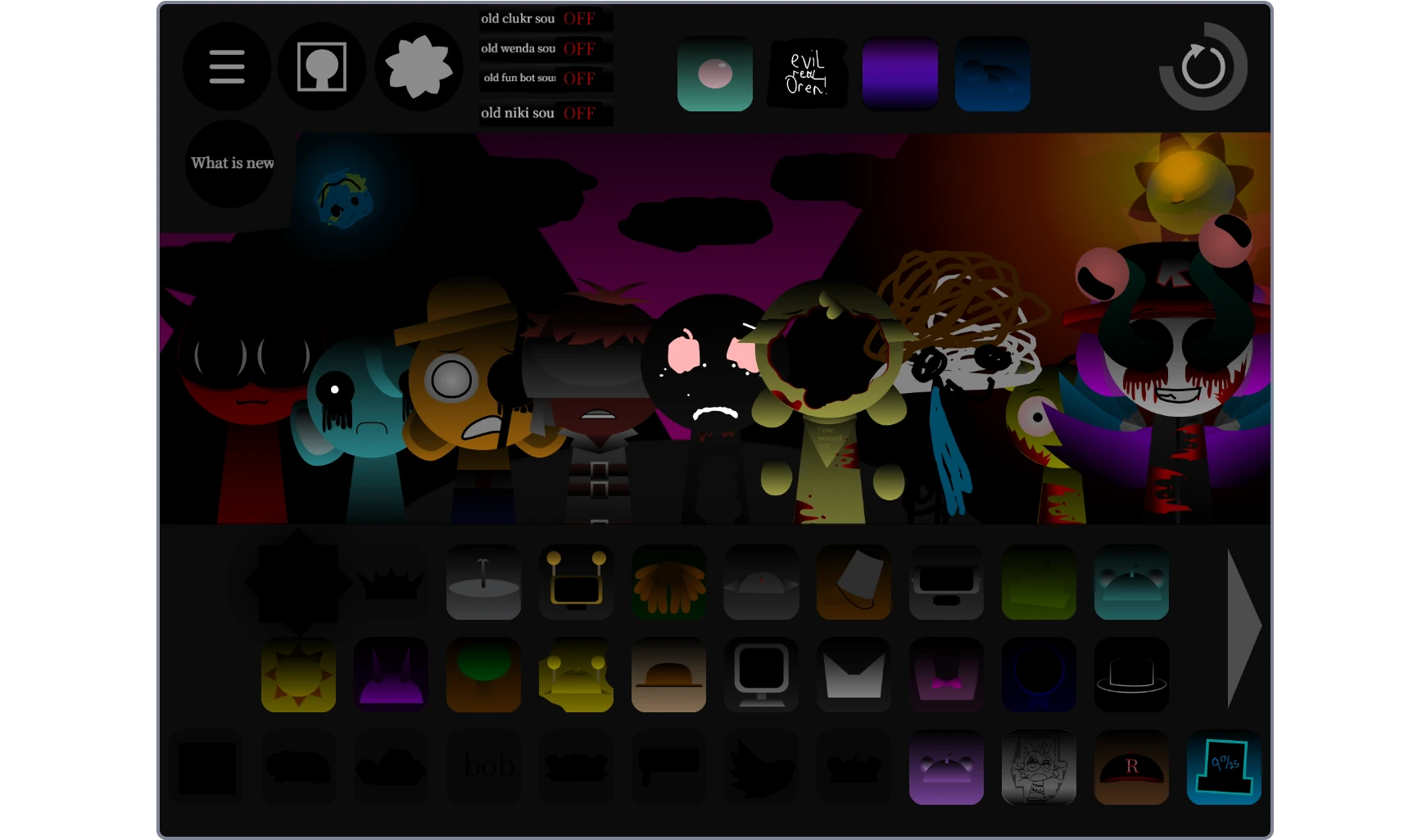 Sprunki Reversed But Mutiswap complete reversed composition screen