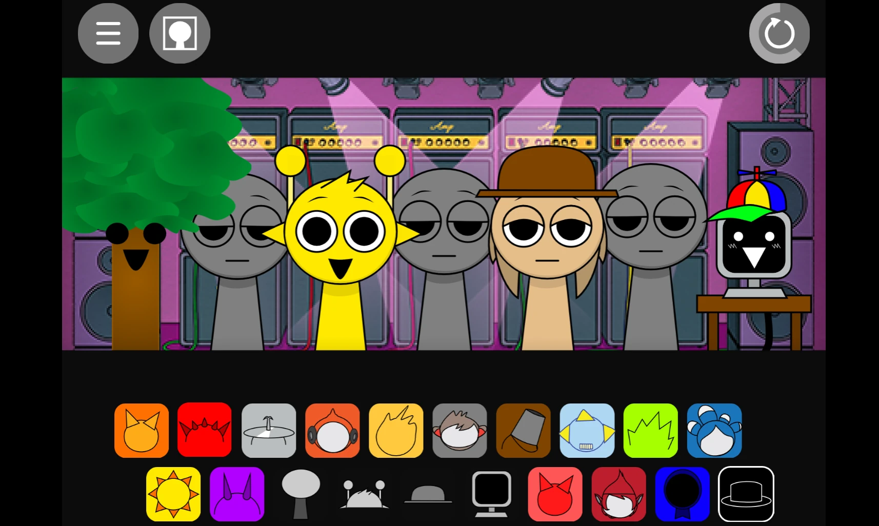 Sprunki Scratch character customization