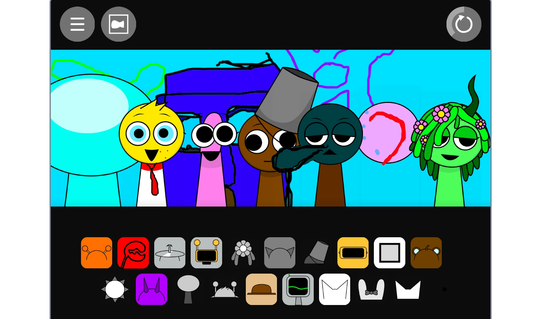 Complete musical composition with Spongebob characters