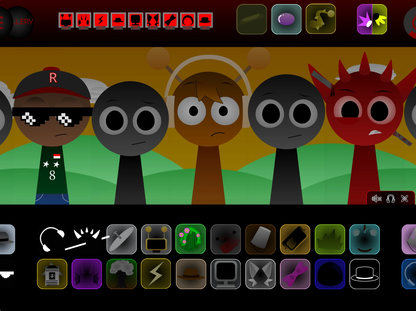 Sprunki Swap Retextured Phase 1.7 gameplay screenshot 3