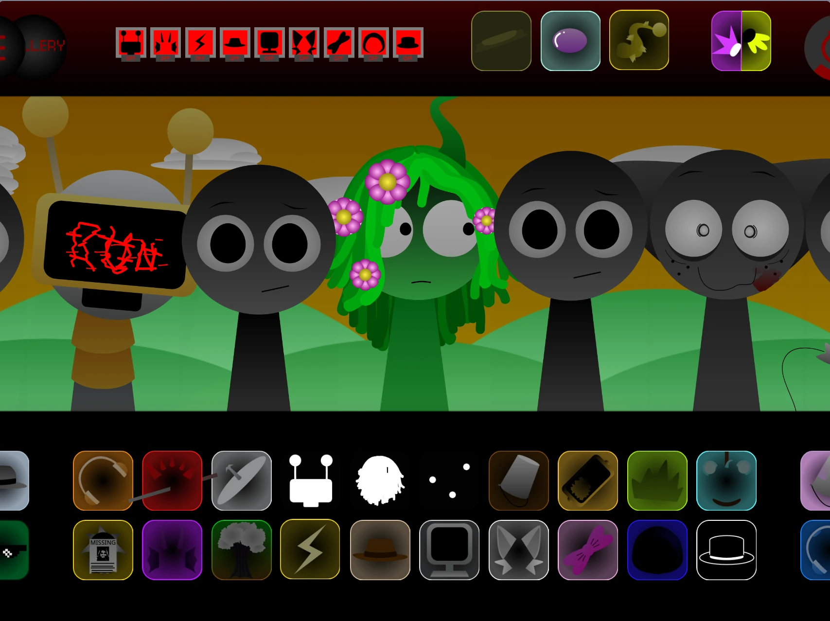 Sprunki Swap Retextured Phase 1.7 gameplay screenshot 4