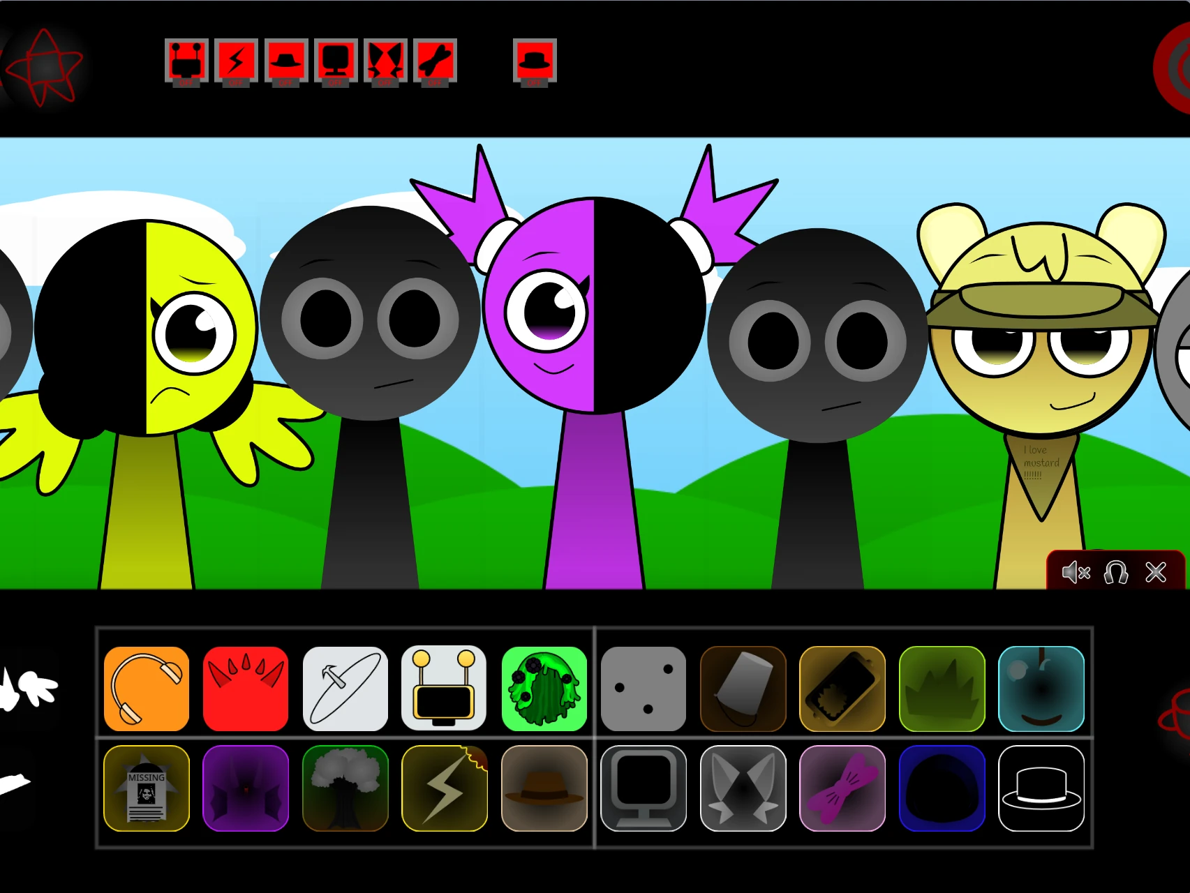 Enhanced graphics in Sprunki Swap Retextured Phase 1