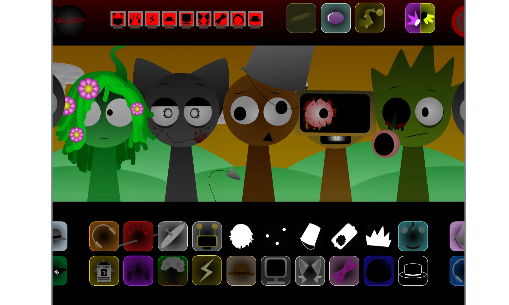 Sprunki Swap Retextured Phase 1.5 Character Sound Options