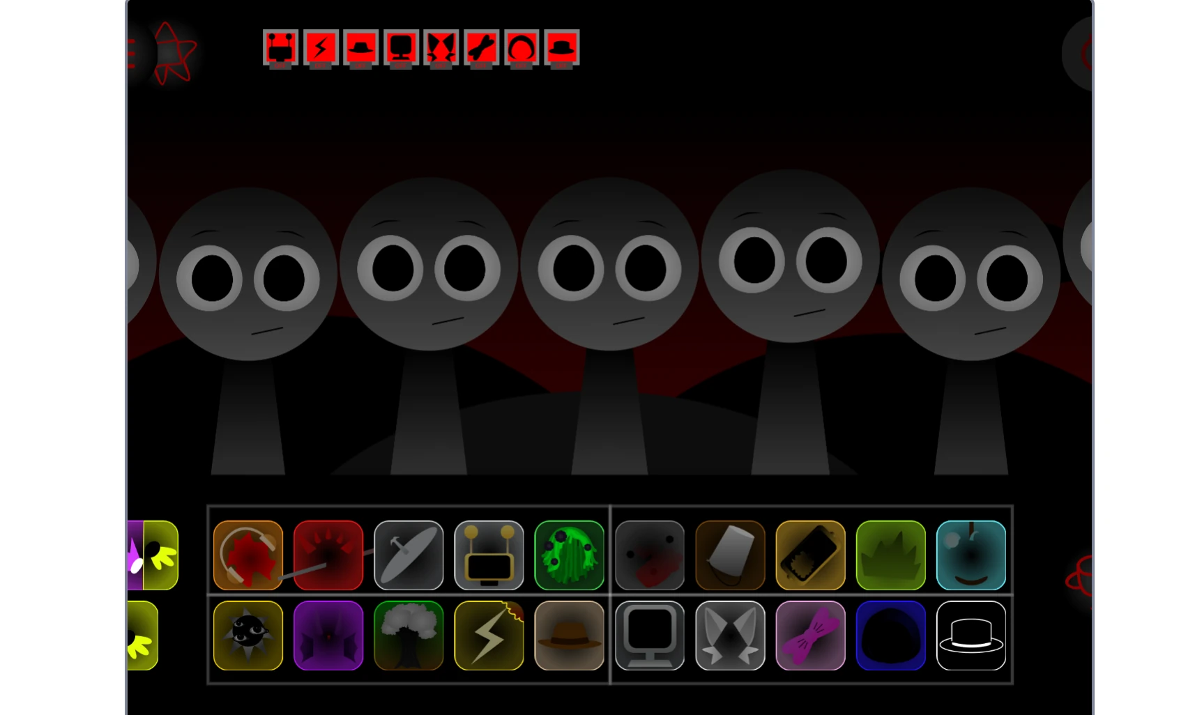 Sprunki Swapped Retextured robot characters creating music