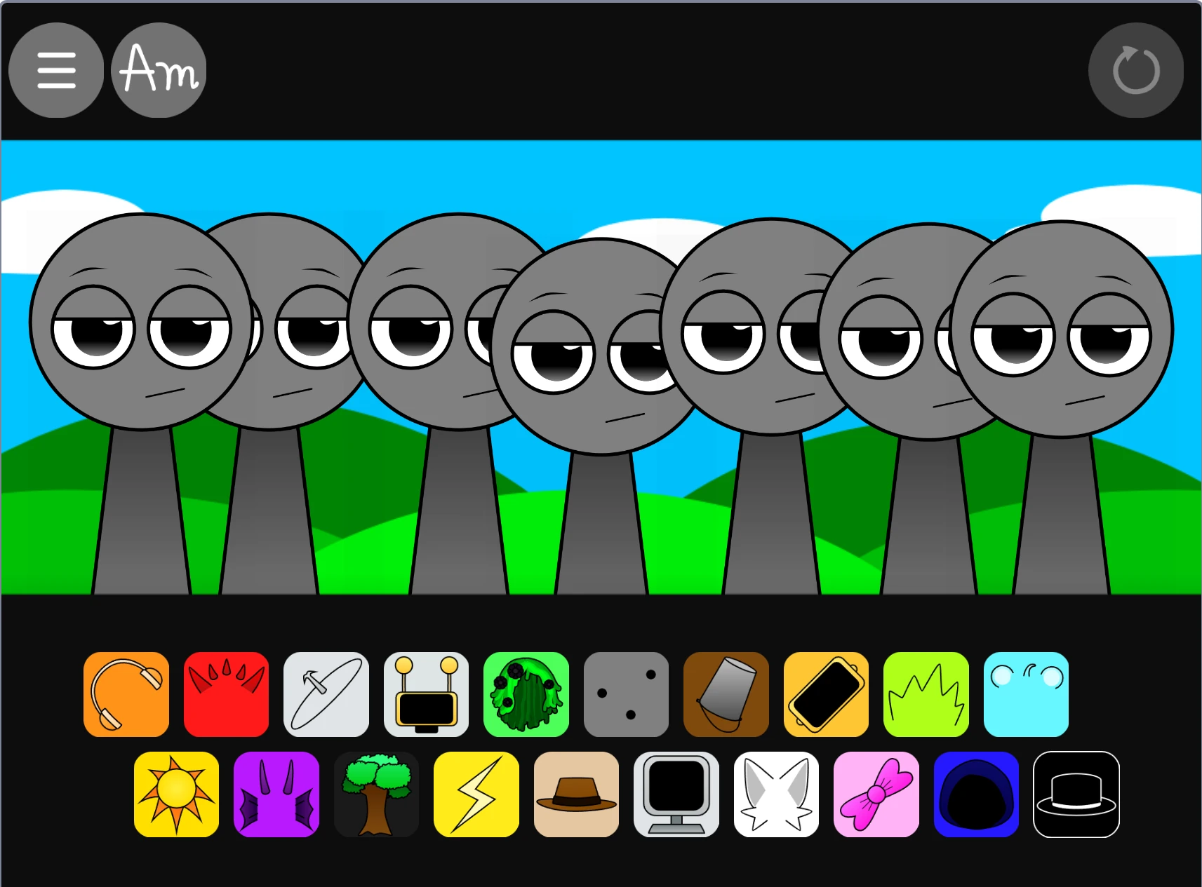 Sprunki Swapped Version gameplay mixing sounds