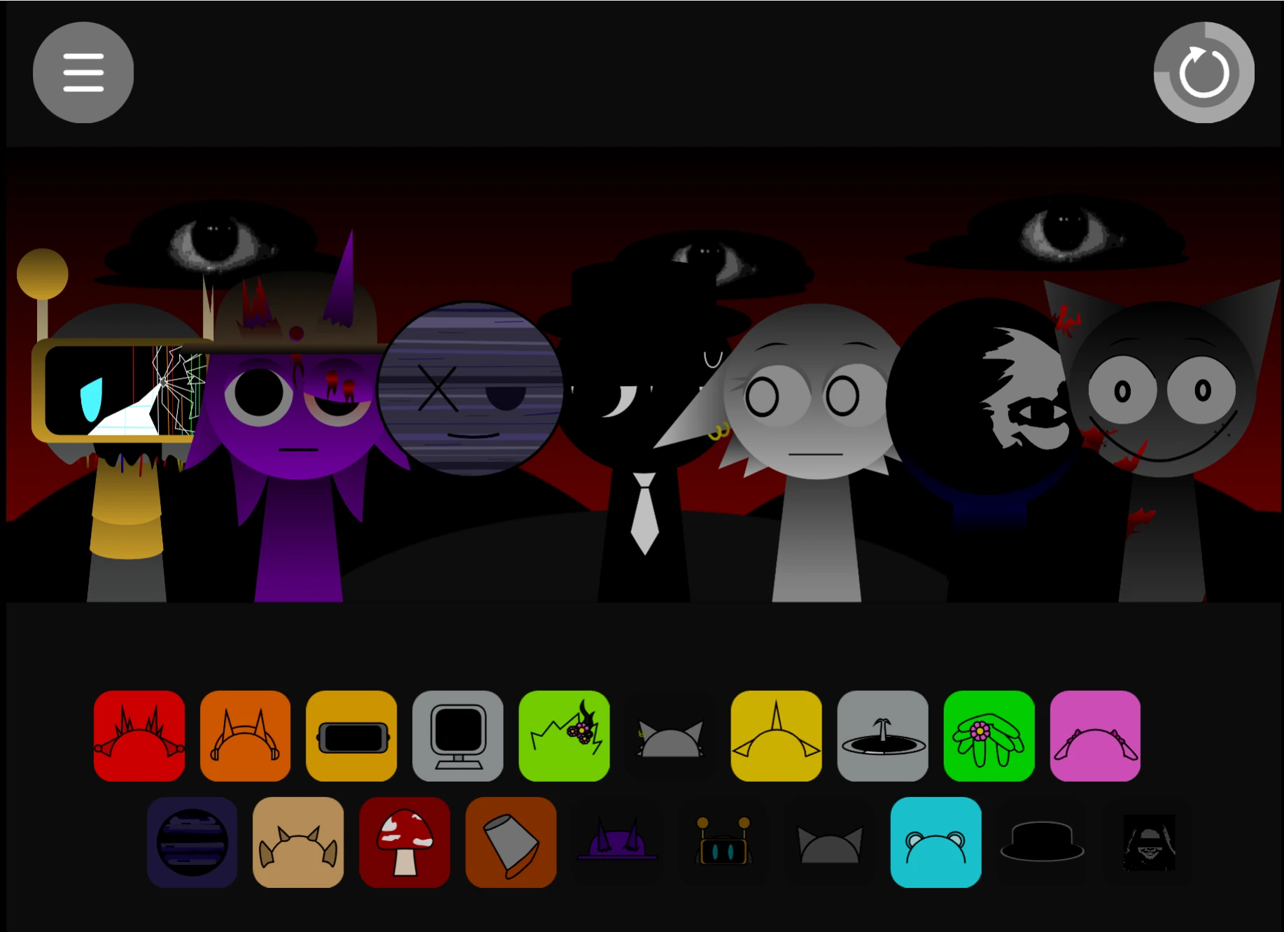 Different character combinations in Sprunki Swapped Version