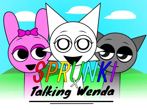 Talking Wenda Sprunki Game Logo