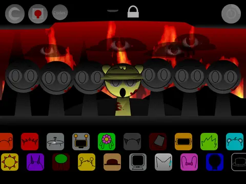 Sprunki Wenda Treatment 4.0 Game Logo - Character Music Game