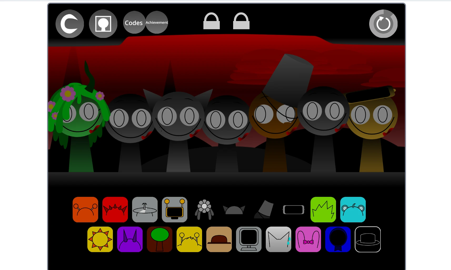 Wenda Sprunki character receiving medical care