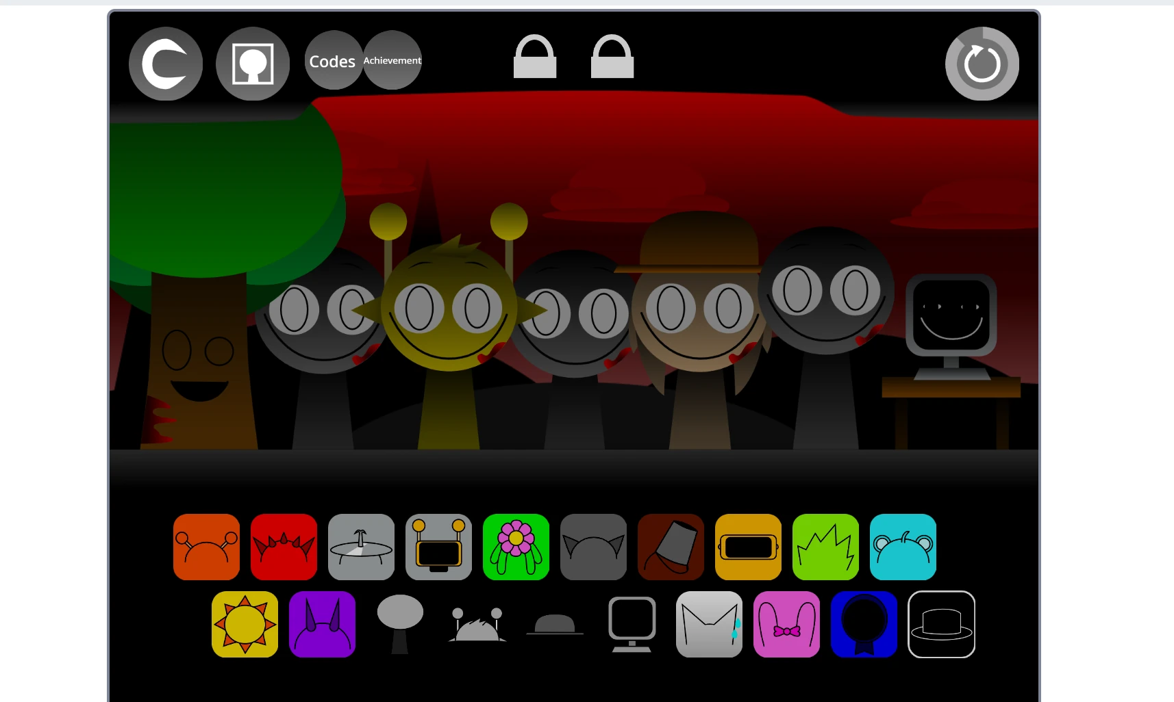 Different medical tools and treatments in Sprunki game