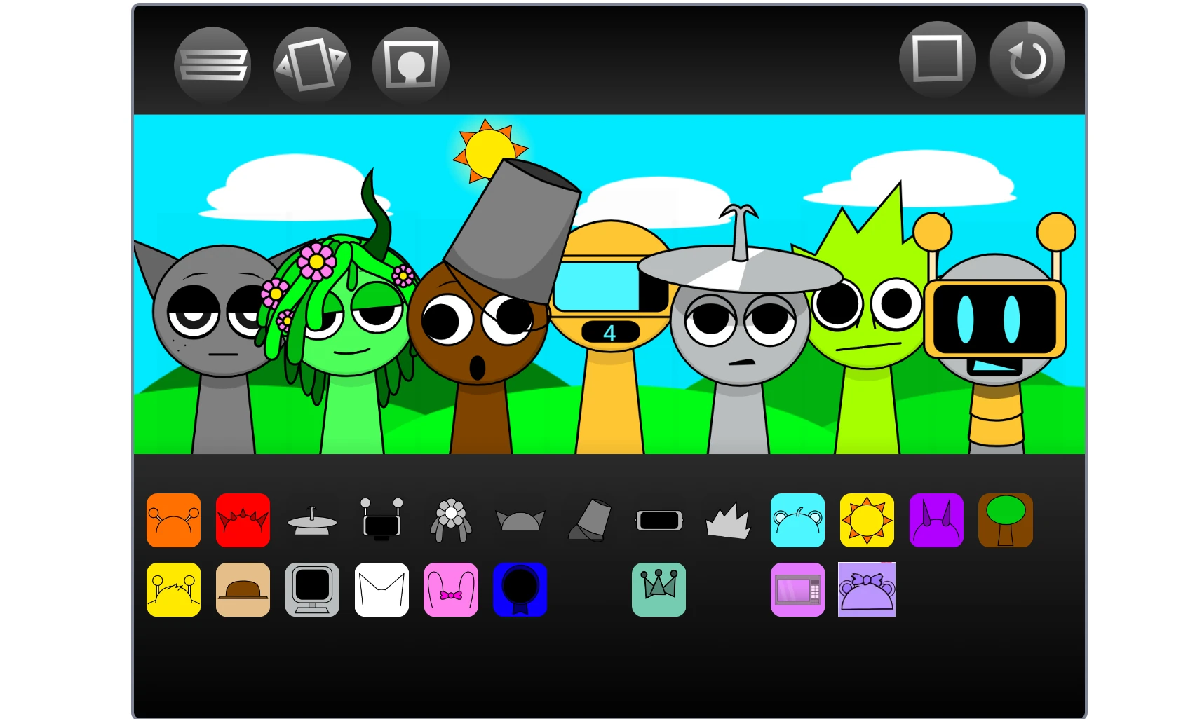 Sprunki With OC custom character music creation