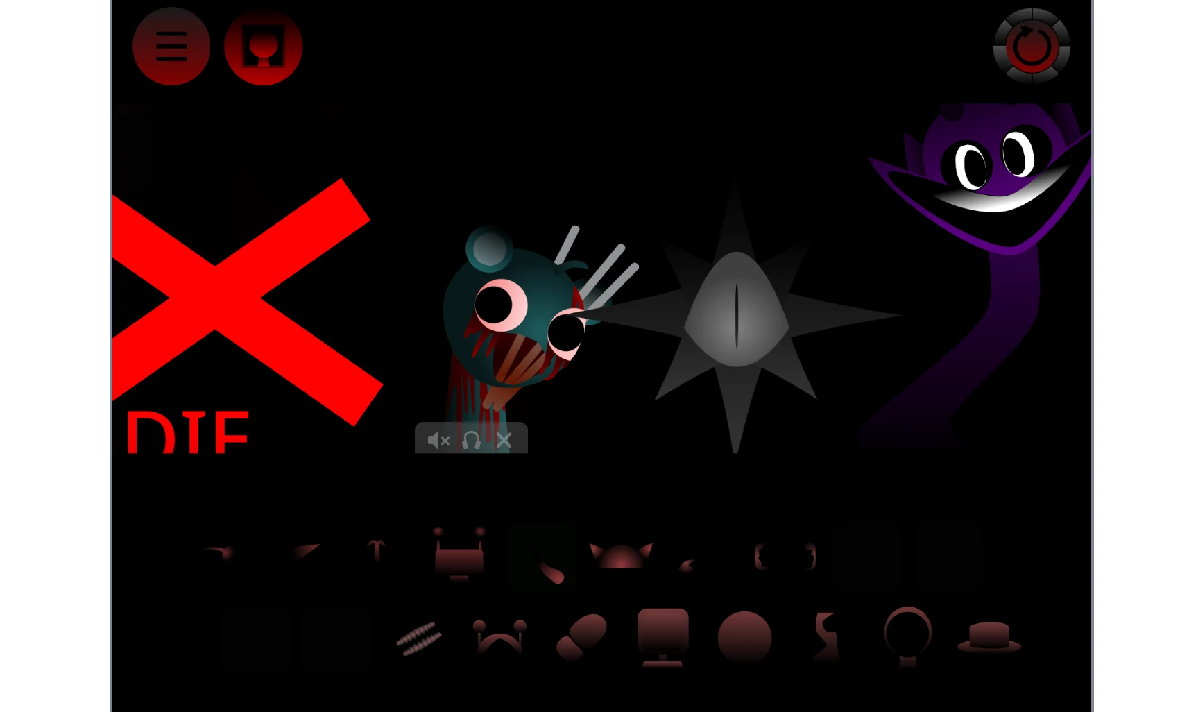 Sprunki4 music creation in progress with active characters