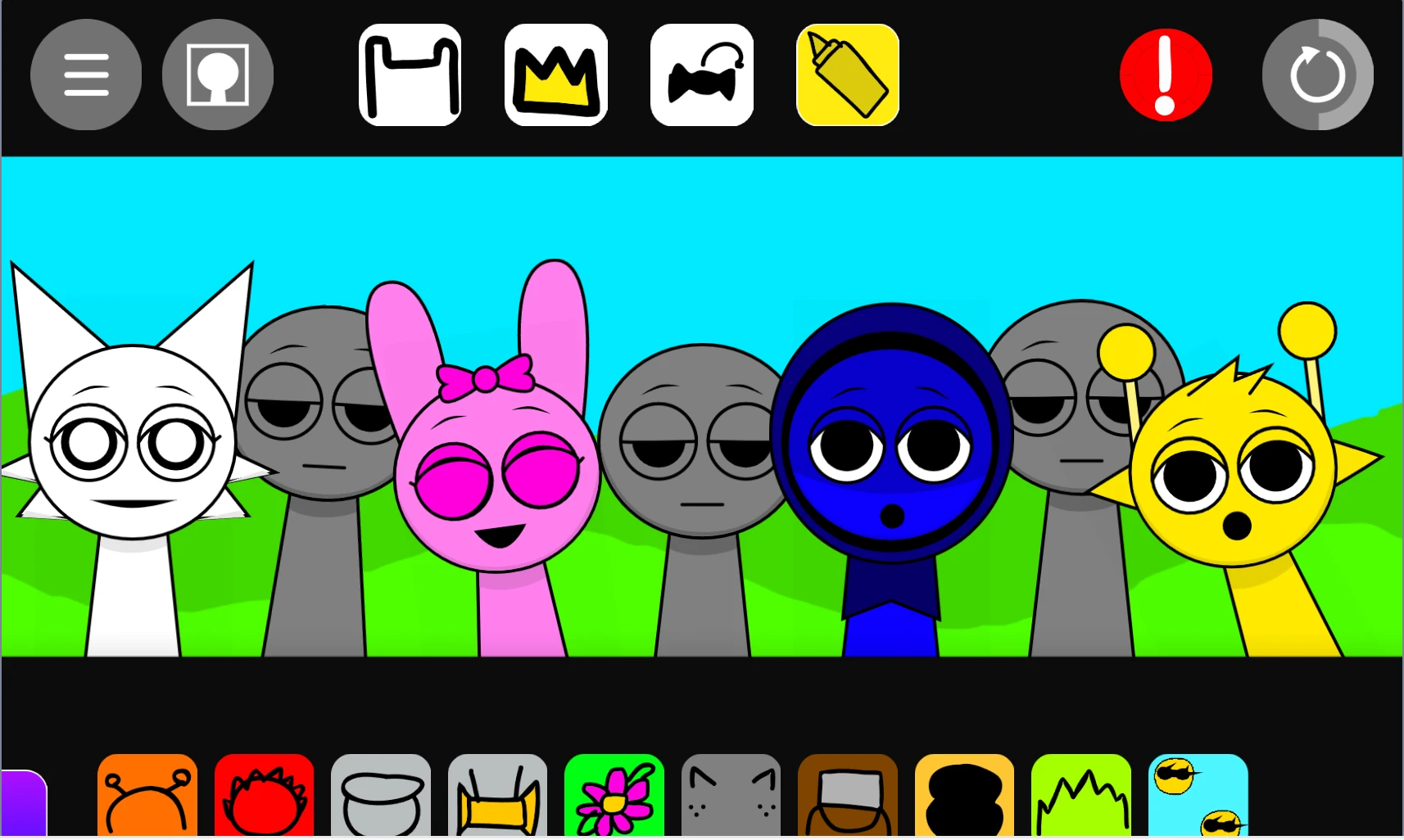 Sprunkid fun character interactions and sounds