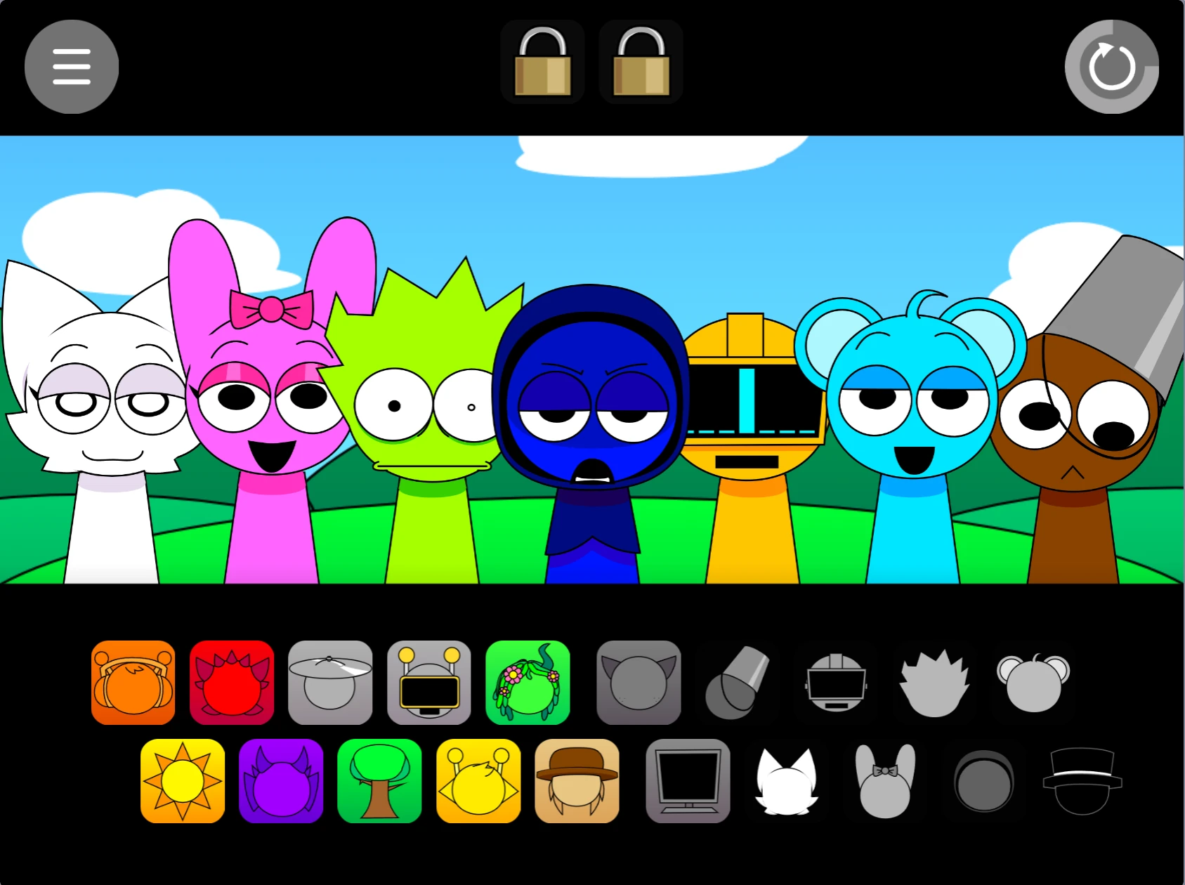 Sprunki Pyramixed Remix expanded sound library