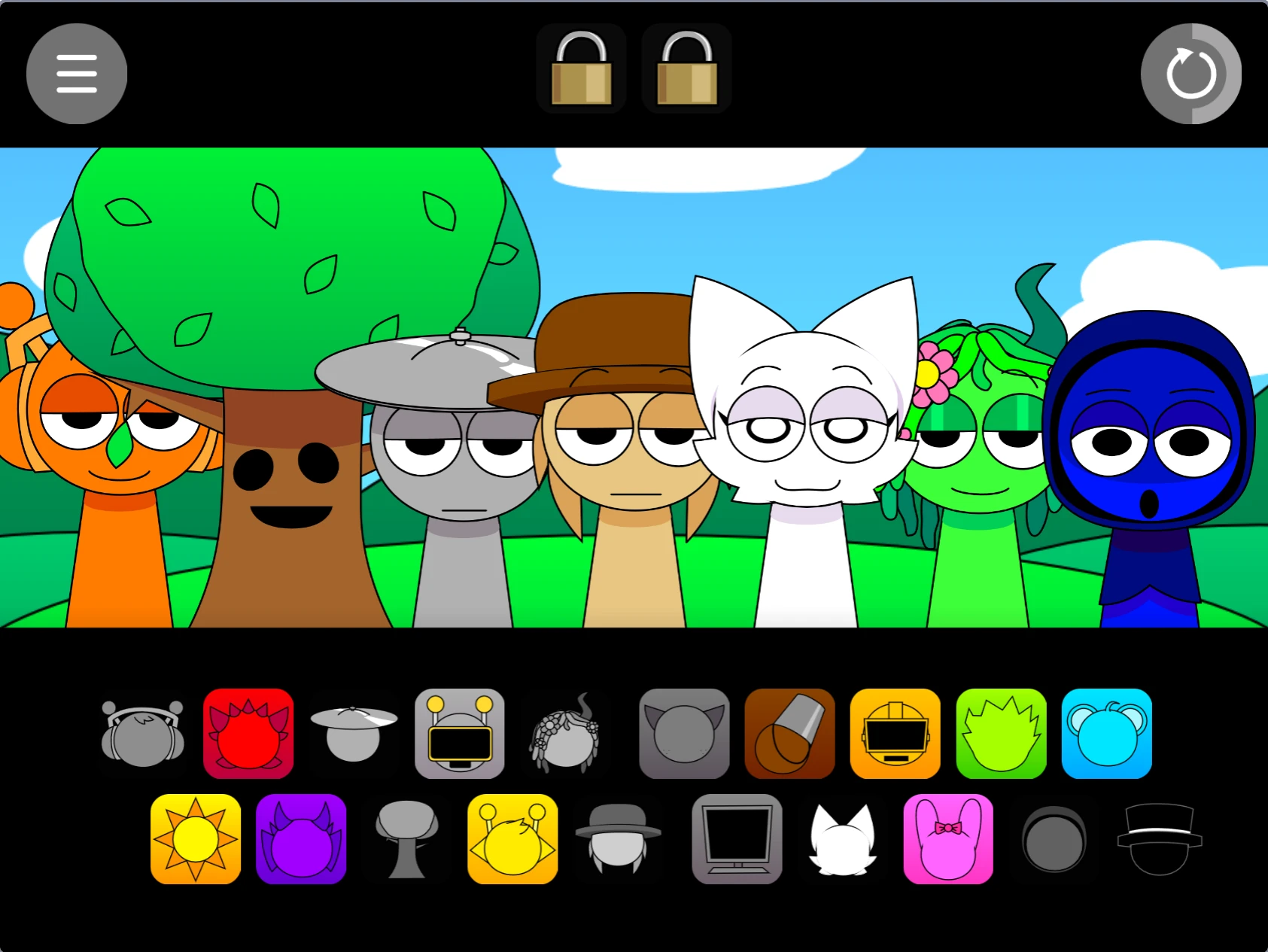 Sprunki Pyramixed Remix advanced music studio