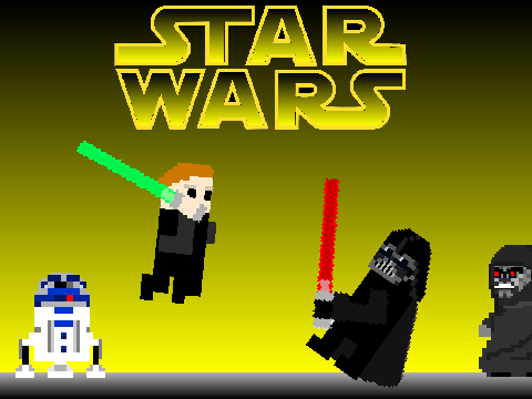 Star Wars platformer Return of the Jedi logo - Star Wars themed platformer