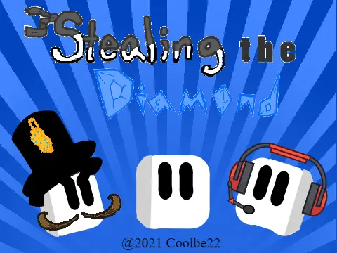 Henry Stickmin stealing the diamond platformer game cover