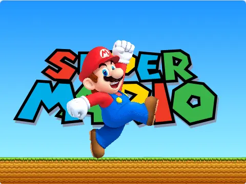 Logo for the Super Mario A Platformer game